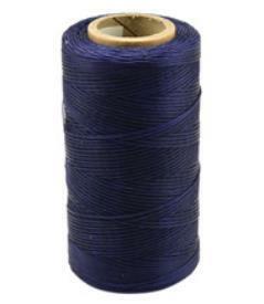 蝋引き糸 ワックスコード 藍 太さ１ｍｍ 長さ２６０ｍ ロウ引き 手芸 レザークラフト用紐 マクラメ編み 手芸材料 
