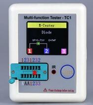 LCRマルチテスター TC1 1.8インチ カラーディスプレイ 多機能 トランジスタ ダイオード コンデンサー抵抗 測定 USB電源日本全国送料無料_画像6