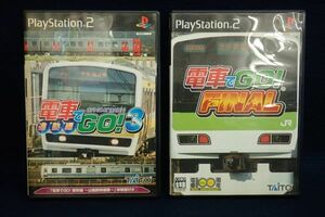 ▼ゲーム501 PS2 電車でGO！3 通勤編 電車でGO！FINAL▼新幹線 山陽新幹線編 体験版付/タイトー/通電確認済み