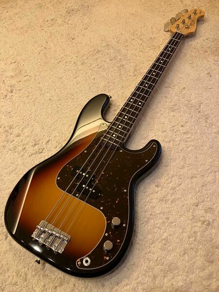 フジゲン FGN KNPB10 3-Tone Sunburst プレシジョンベースタイプ