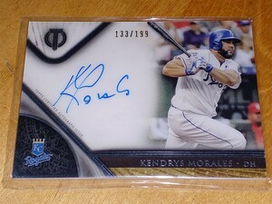 2017 Topps Tribute Kendrys Morales Auto　/199 ロイヤルズ　ケンドリーズ・モラレス