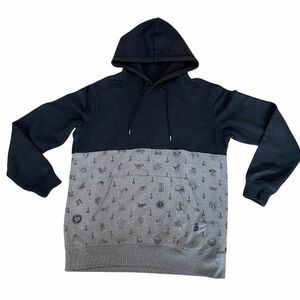 ルーカ フーディースウェット パーカー ツートン タトゥー フラッシュ画　　rvca 総柄 ハイデザイン サーフ スケート ストリート 雅瀬230