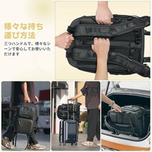 新品 定価18,999円 Ulanzi BP10 大容量25L+10L カメラバッグ バックパック リュック サイドアクセス 一眼レフカメラ 撥水加工 撮影用バッグ_画像7