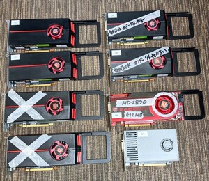 【1円～】ジャンク 純正ATI Apple Radeon HD 5770 ビデオカード HD 4870 8点 まとめ