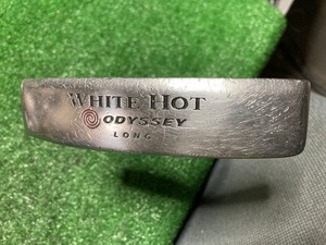 全国送料無料　中古長尺パター　オデッセイ　WHITE HOT LONG センターシャフト　　スチール46インチ　　　Ｙ1887