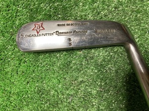 全国送料無料　激レアヴィンテージパター　G ENEAGLES PUTTER 木製シャフト　DANGA WOOD 33.5インチ　　　Ｙ1982