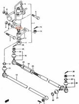 ジムニー JA11 JB23W パワステ ギアボックス オイルシール　ギアBOX ja11v ステアリング　JB31_画像2