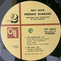 Jazz sampling raregroove record ジャズ　サンプリング　レアグルーブ　レコード　Freddie Hubbard / Sky Dive 1972 VAN GELDER刻印_画像5