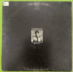 Jazz sampling raregroove record ジャズ　サンプリング　MELVIN VAN PEEBLES AIN'T SUPPOSED TO DIE A NATURAL DEATH (LP) test press