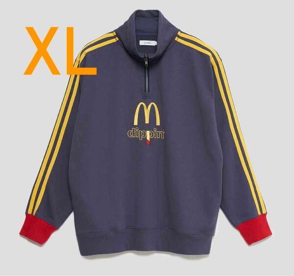 XLサイズ　 マクドナルド ハーフジップスウェット マック グラニフ　dippin