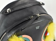 1円～【美品】FENDI　フェンディ　リュックサック　スタッズ　8BZ035　カラー、ブラッグ　ブランドバッグ 6_画像2