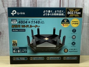 TP‐Link　Archer AX6000　新世代無線LANルーター　通電確認済　箱アリ　Wi-Fiルーター　周辺機器　11438B