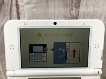 Nintendo 3DS LL　とびだせどうぶつの森仕様　本体　生産終了　初期化済み　充電コード付き　ゲーム　任天堂　12823C_画像5