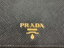 PRADA　プラダ　ジップ長財布　ブラック　ブランド　レディース　ファッション　財布　ウォレット　12820B_画像3