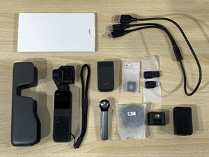 DJI　POKET 2　小型ジンバルカメラ　ブラック　4Kカメラ　手持ちカメラ　YouTube/TikTok/Vlog用動画撮影　コンパクト　1282B