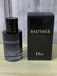 Dior　クリスチャン・ディオール　SAUVAGE　ソヴァージュ　オードゥトワレ　60ml　箱アリ　残量9割　香水　メンズ　2414C