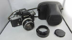 動作未確認　カメラ　Nikon ニコン　F2　ケース付き　ジャンク　フィルムカメラ　一眼レフ　