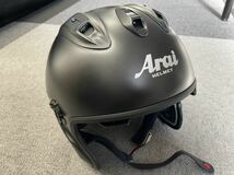 ！！現行モデル Arai ジェットヘルメット VZ-RAM VZラム フラットブラック 61-62サイズ 中古！！_画像6