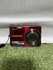 Nikon コンパクトデジタルカメラ 1450万画素 COOLPIX S710 ディープレッド