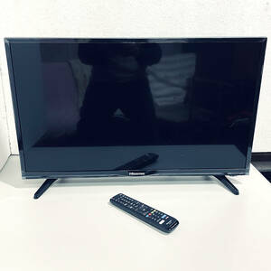 ●Hisense ハイセンス ハイビジョンLED液晶テレビ 32BK1 2021年製　リモコン付き　動作確認済み・中古現状渡し★