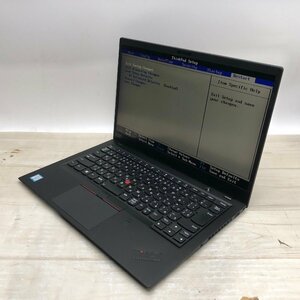 Lenovo ThinkPad X1 Carbon 20KG-S8GB2U Core i7 8650U 1.90GHz/16GB/512GB(NVMe) 〔A0218〕