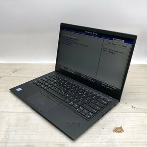 Lenovo ThinkPad X1 Carbon 20KG-S7XP1Z Core i7 8650U 1.90GHz/16GB/なし 〔A0305〕