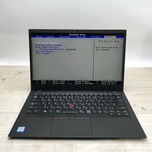 Lenovo ThinkPad X1 Carbon 20KG-S7XP1Q Core i7 8650U 1.90GHz/16GB/なし 〔A0314〕_画像2