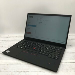 Lenovo ThinkPad X1 Carbon 20U9-S00W00 Core i7 10510U 1.80GHz/16GB/1TB(NVMe) 〔B0227〕