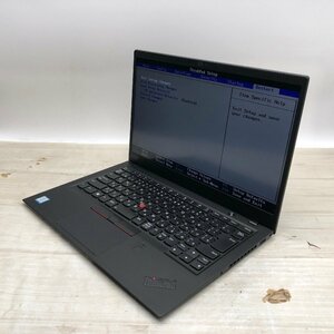 Lenovo ThinkPad X1 Carbon 20KG-S6H20L Core i5 8350U 1.70GHz/8GB/なし 〔A0401〕