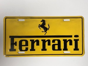 Ferrari フェラーリ 展示用 ナンバープレート