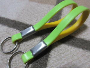 * green * yellow key ring 2 pcs set search ) Showa Retro Kawasaki Suzuki Honda Yamaha 