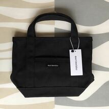 国内正規品 新品 marimekko MINI PERUSKASSI マリメッコ ミニペルスカッシ トートバッグ ブラック_画像4