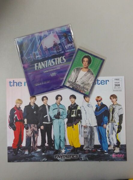 FANTASTICS ライブスマホスタンド＋八木勇征INTERSTELLATIC FANTASTIC フォトカード＋HMV 冊子　