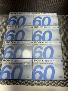 SONY C60CDX2L 60分ハイポジ 8枚セット CDixii カセットテープ 新品 未開封品 