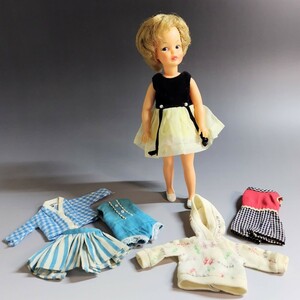当時物　ペッパーちゃん　 IDEAL　人形　お洋服数点　靴　JAPANオリジナルタグ　タミーちゃんの妹　ブロンド　ヴィンテージ