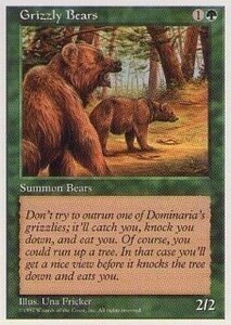 017410-002 5E/5ED 灰色熊/Grizzly Bears 英2枚