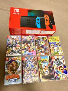 未使用品Nintendo Switch ニンテンドースイッチ　本体　ソフト8本セット　