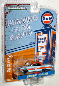 Greenlight 1/64 1964 Chevrolet Impala SS #01 Gulf Oil シボレー インパラ ガルフ Running on Empty グリーンライ Chevy シェビー