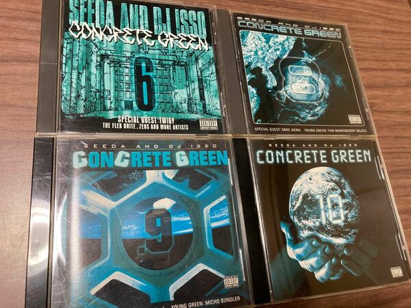 concrete green dj isso seeda 4枚セット