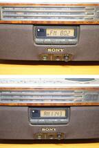 ソニー SONY　CDラジオカセットコーダー　CFD-A100TV　木目/CDラジカセ　ジャンク_画像7