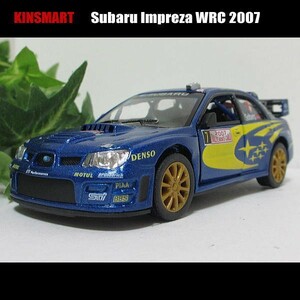 1/36SUBARU(スバル)インプレッサ/WRCラリー/KINSMART/ダイキャストミニカー