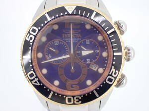 INVICTA インビクタ 14203 腕時計 LUPAH chronograph クロノグラム W/R 100MT クォ―ツ メンズ