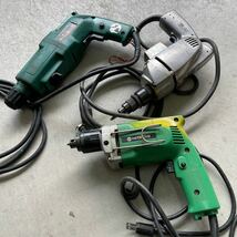 電動　工具　大量 まとめ　スクリュ　ドライバー　ドリル　部品　パーツ　錐　日立　makita マキタ　HITACHI 大工　DIY BOSCH 穴あけ_画像7