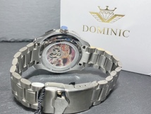 限定モデル 秘密のからくりギミック搭載 新品 DOMINIC ドミニク 正規品 腕時計 手巻き腕時計 ステンレスベルト アンティーク腕時計シルバー_画像8