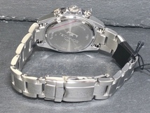 新品 TECHNOS テクノス 正規品 腕時計 シルバー アイスブルー ブラウン クロノグラフ オールステンレス アナログ腕時計 多機能腕時計 防水_画像8