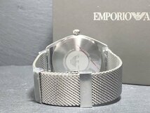 新品 EMPORIO ARMANI エンポリオアルマーニ MATTEO 正規品 腕時計 クオーツ 防水 カレンダー ステンレス 替えベルト付 ブラック プレゼント_画像7