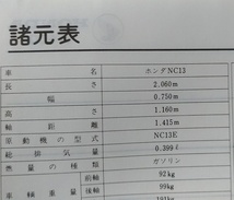 VF400F INTEGRA　(NC13)　サービスマニュアル　VF400F インテグラ　古本・即決・送料無料　管理№ 2485_画像3