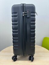 【訳あり品】スーツケース 中型 キャリーバッグ ーケース 超軽量 [TY8098ファスナータイプ M ブラック] TSAロック［005］_画像3