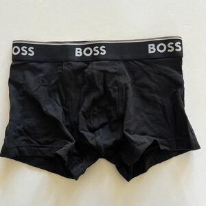 【訳あり品】BOSS ボス　メンズボクサー　S(XS) ブラック　黒　ボクサーパンツ　ボクサーブリーフ　メンズインナーウエア　男性下着