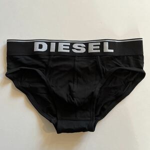 DIESEL ディーゼル　メンズビキニ　M(S) ブラック　黒ブリーフ　ブラック　ビキニブリーフ　メンズインナー　コットンストレッチ　男性下着